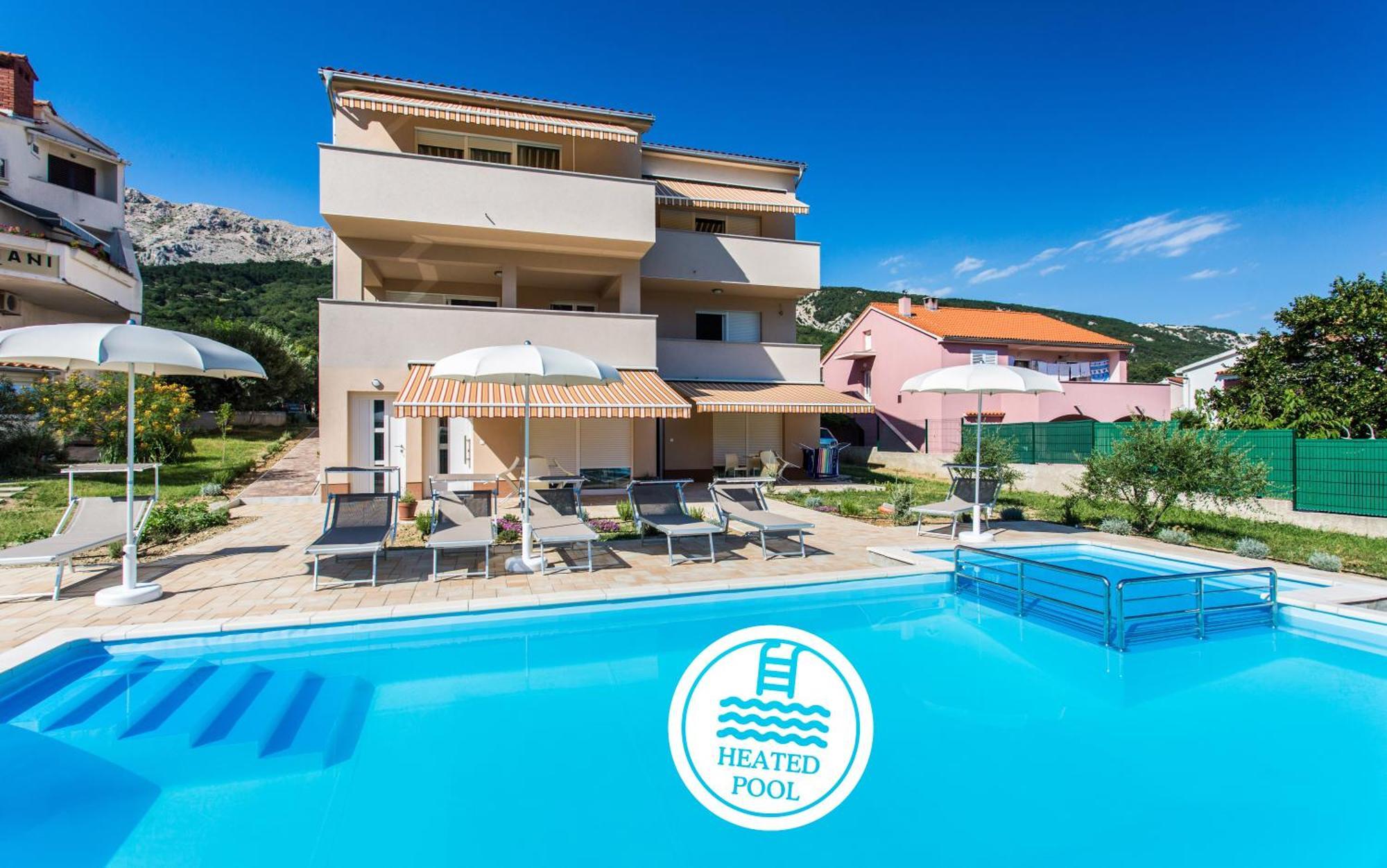 Apartments Viktorija Baška Exterior foto